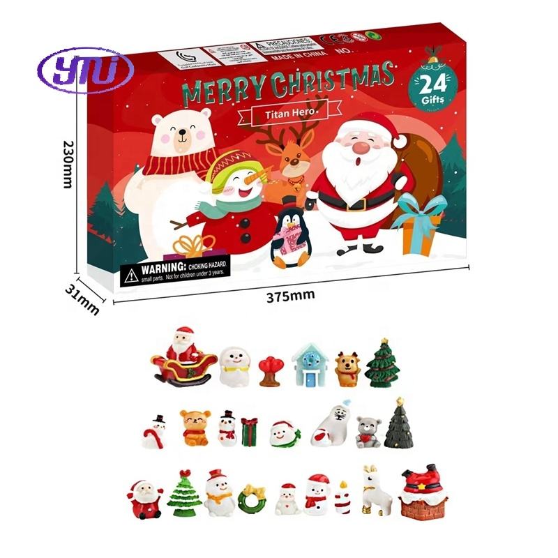 Julkalenderbox med leksaker för grossist – Anpassningsbar design Julkalenderbox med leksaker för grossist – Anpassningsbar design